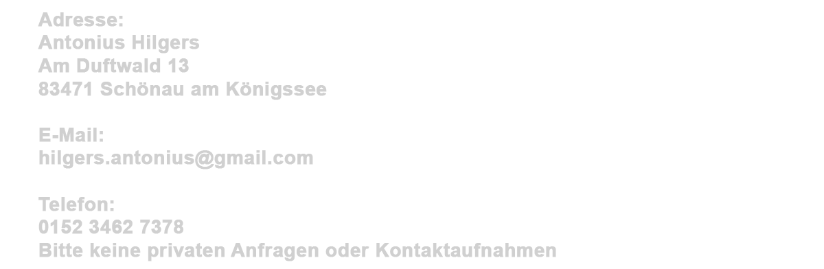 Kontaktdaten Verantwortlicher